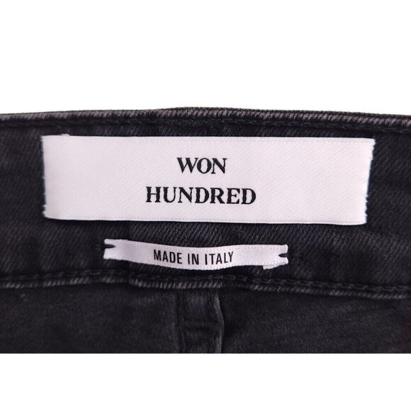 Won Hundred Marilyn B Jeans Size 30/32 US 8 Womens Gray $180 - Picture 12 of 16